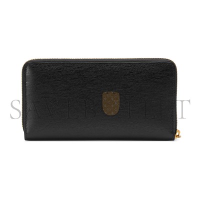 GUCCI ZIP AROUND WALLET WITH GUCCI SCRIPT 772642 (20*12.5*4cm)
